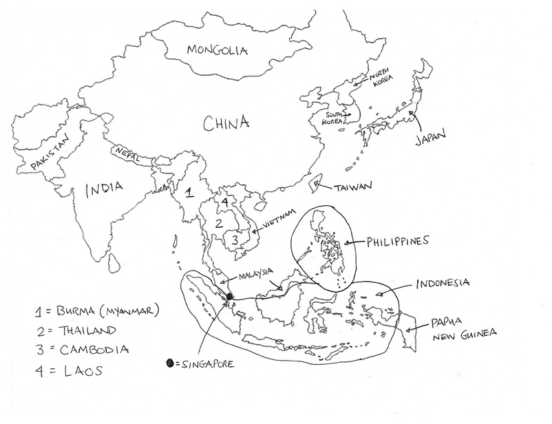 Asia Map - Mr. Prugh's Chelsea School Classes